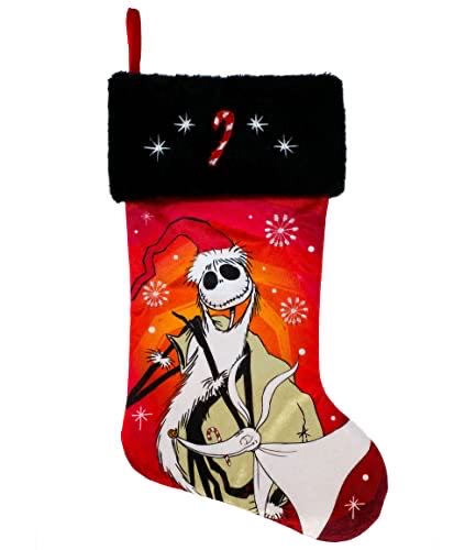 Ruz Nightmare Before Christmas Jack Skellington Stocking 20 Inches  ornament collectible [Barcode 193849024785] - Main Image 1