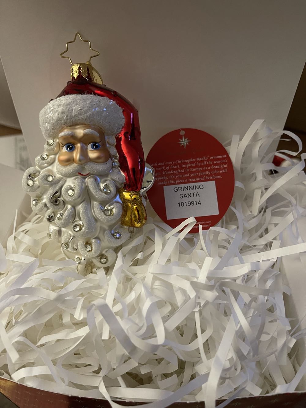 Grinning Santa - 1019914 (Santa) ornament collectible - Main Image 2