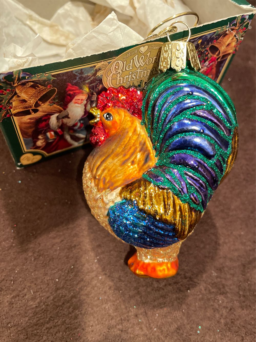 Rooster - Old World Christmas - Old World (Christmas) ornament collectible - Main Image 1