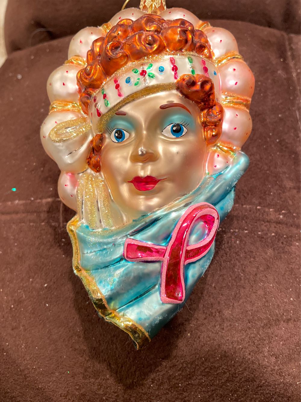 Enesco Prescious Moments Light-up Snowman Christmas Ornament