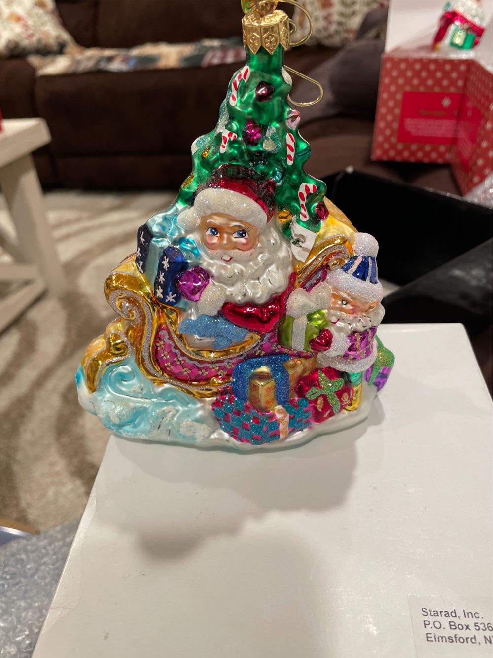 Trim A Tree-O - Christopher Radko (Radko) ornament collectible [Barcode 645001188014] - Main Image 2