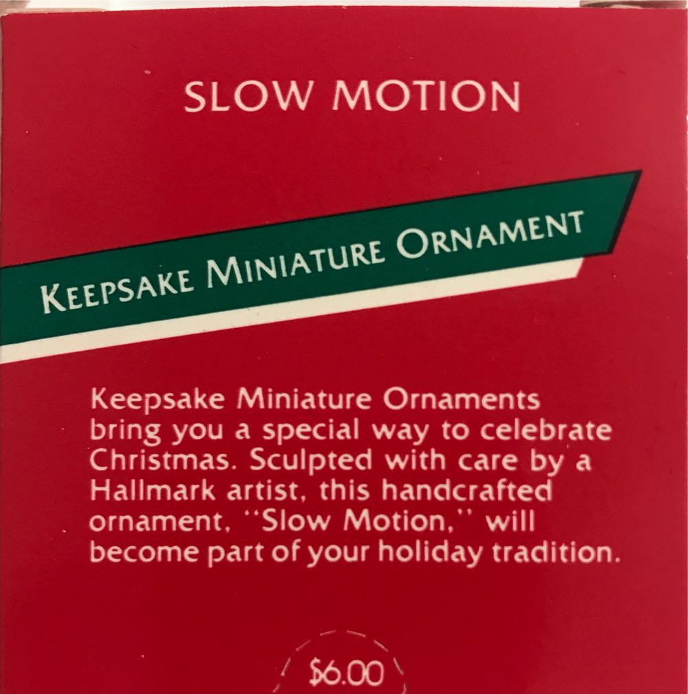 Slow Motion - Miniature Series (Animals) ornament collectible - Main Image 2