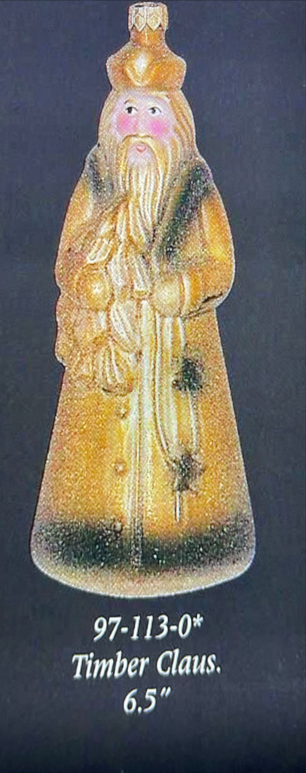 Timber Claus - 97-113-0 (Santa) ornament collectible - Main Image 3
