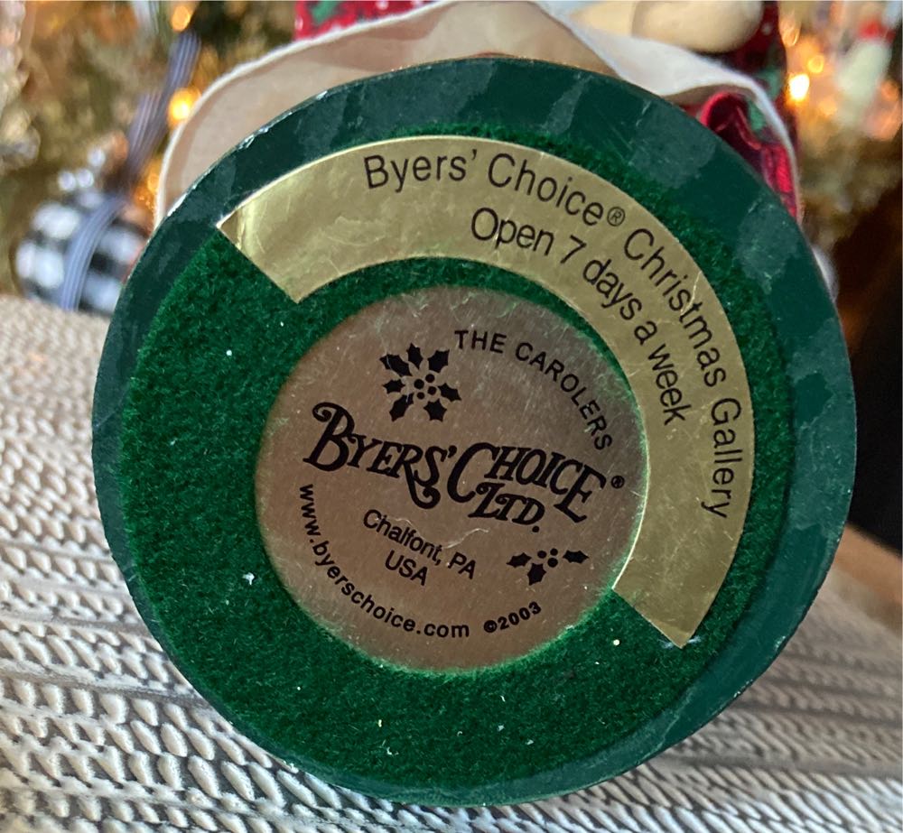 Byers Choice Ltd. Baking Cookies. 2003.  ornament collectible - Main Image 4