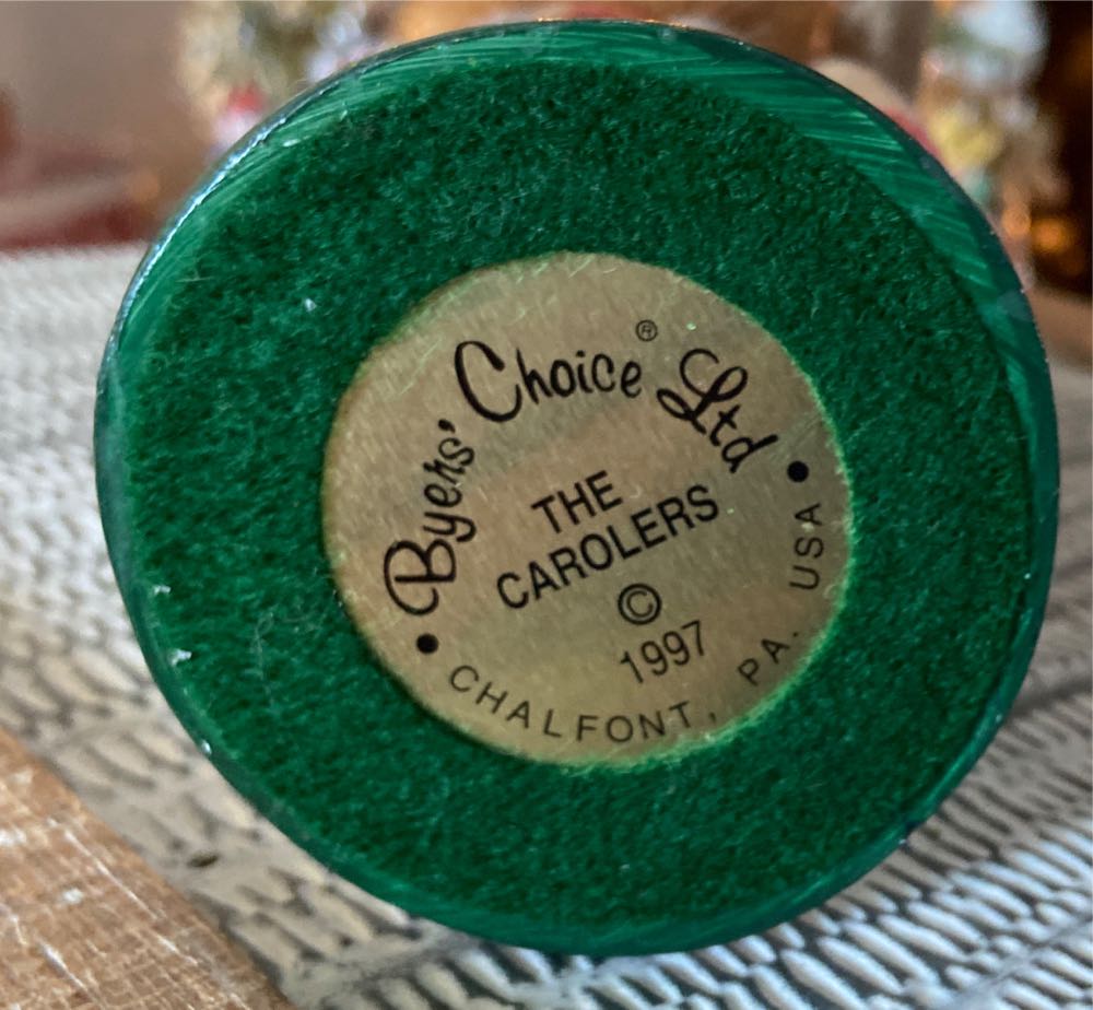 Byers Choice Ltd. Girl With Muff. 1997.  ornament collectible - Main Image 4