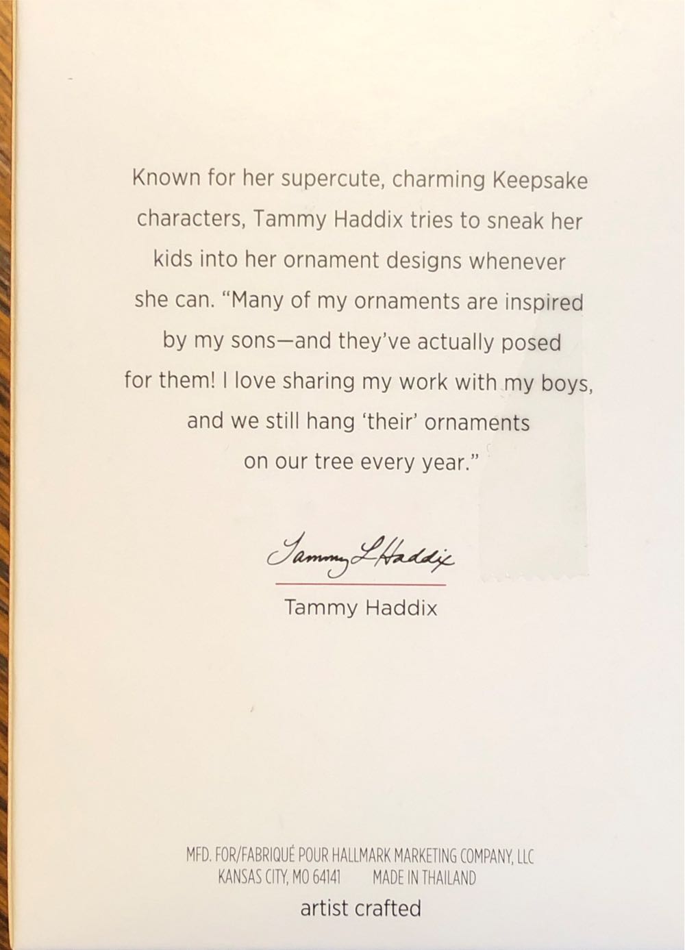 Nephew  (Family) ornament collectible [Barcode 763795404650] - Main Image 3