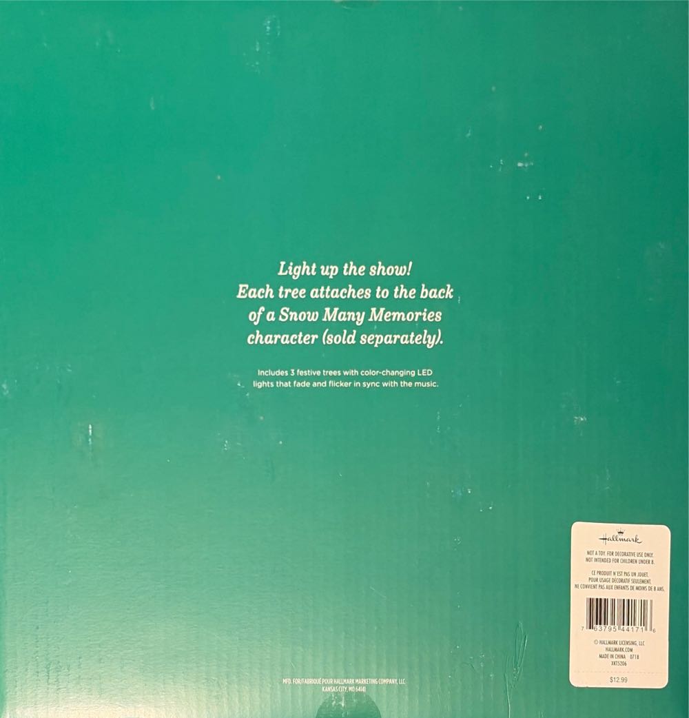 Hallmark Continuity Snow Many Memories Snowmen: Light Up Tree Set - Snow Many Memories (Snowmen, Trees) ornament collectible [Barcode 763795441716] - Main Image 3