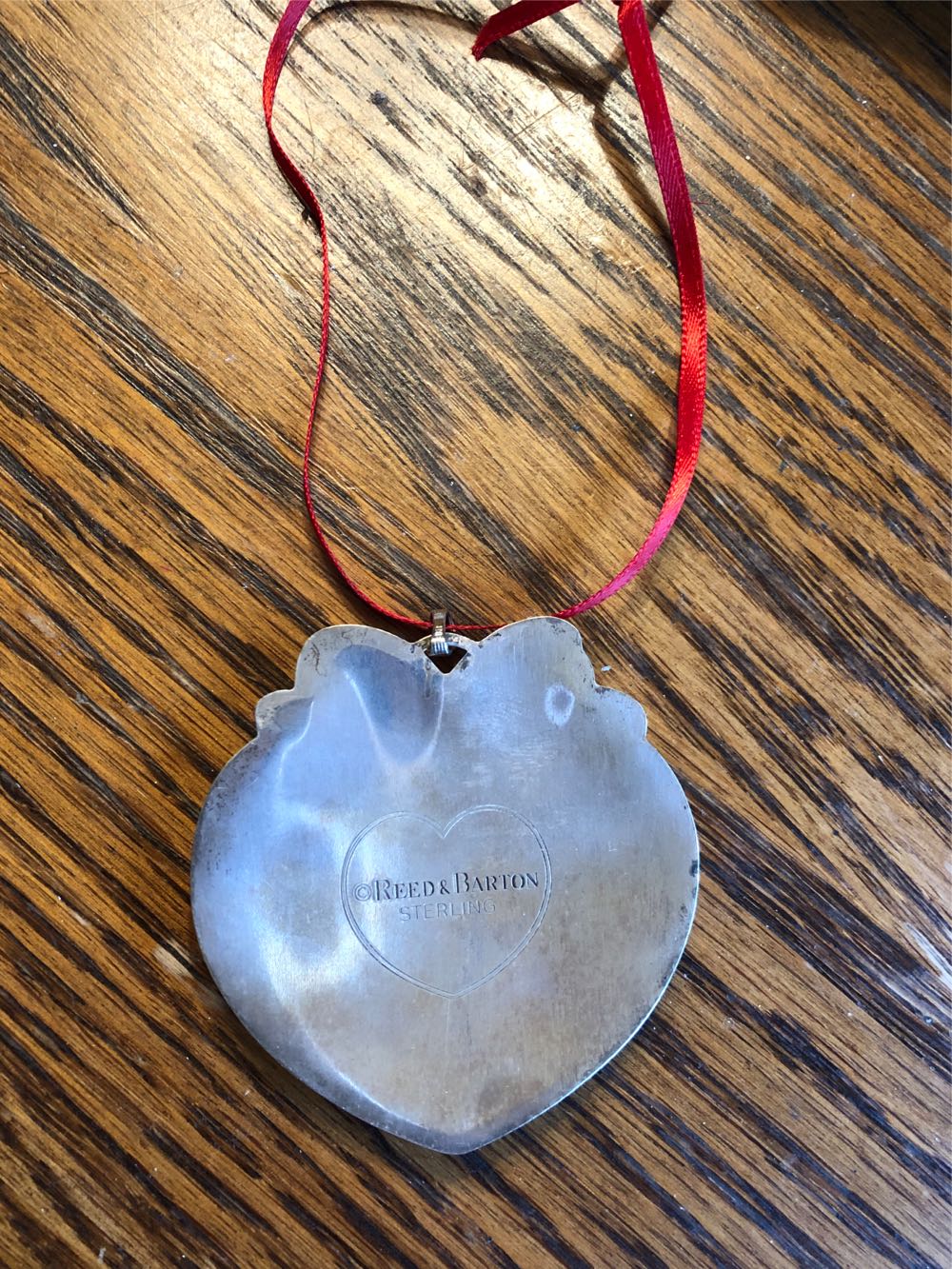 Sterling Our First Christmas Ornament  (Family) ornament collectible - Main Image 2