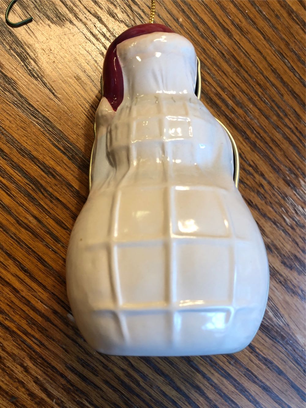 Tin Snowman Ornament  (Snowman) ornament collectible [Barcode 070203054483] - Main Image 2