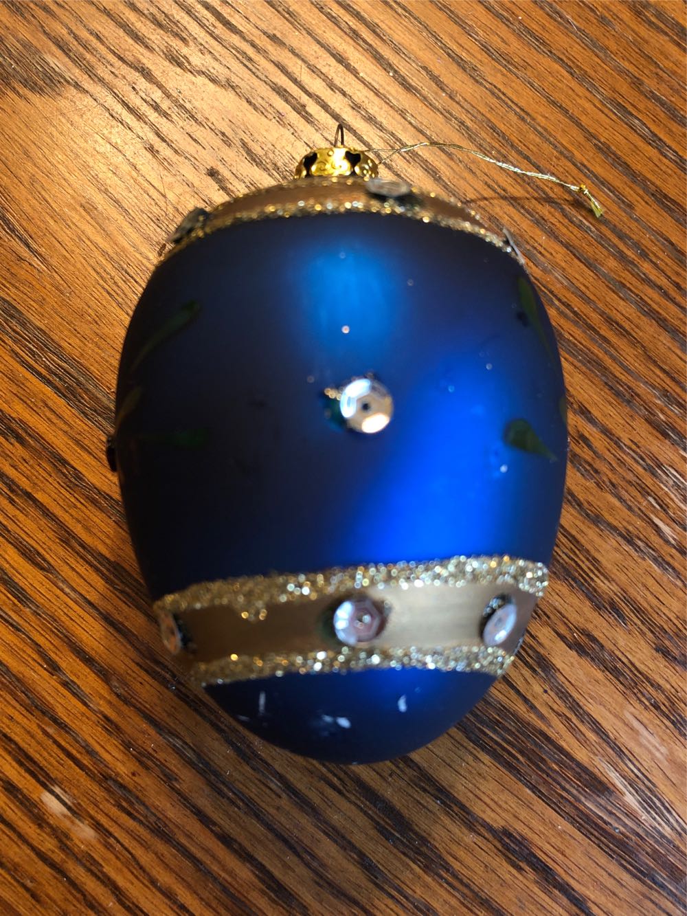 Glass Egg  ornament collectible - Main Image 2