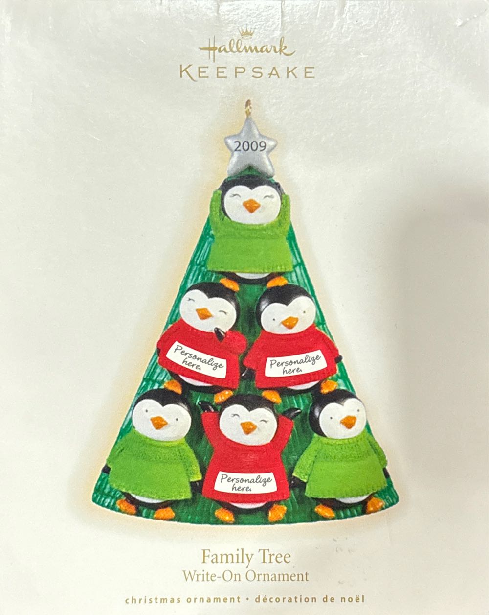 Family Tree Write-on Ornament - Personal (Animals) ornament collectible [Barcode 795902110567] - Main Image 2