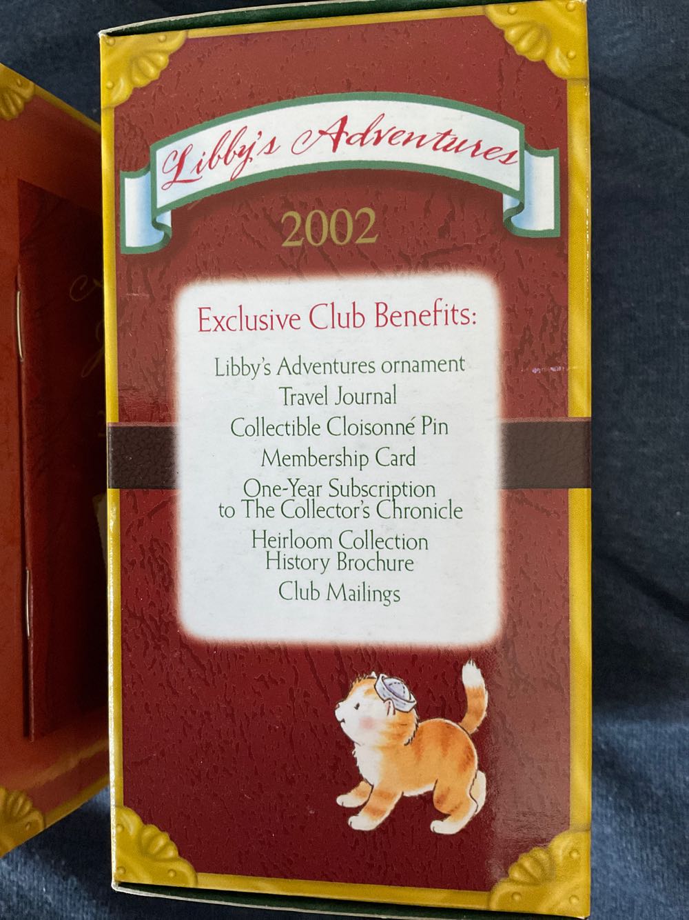 Carlton Cards Heirloom Collection Libby’s Adventures Christmas Ornament And Pin  ornament collectible [Barcode 018100998165] - Main Image 4