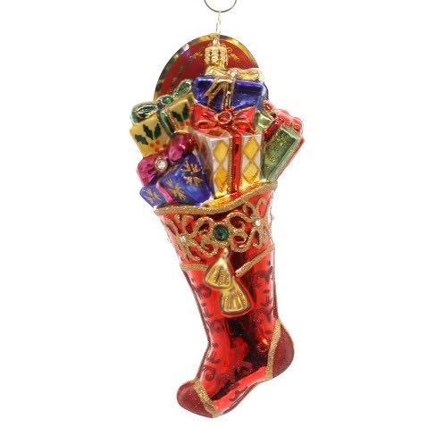 My Stocking Overfloweth - Radko 1018844 (Christmas Ornament) ornament collectible - Main Image 1