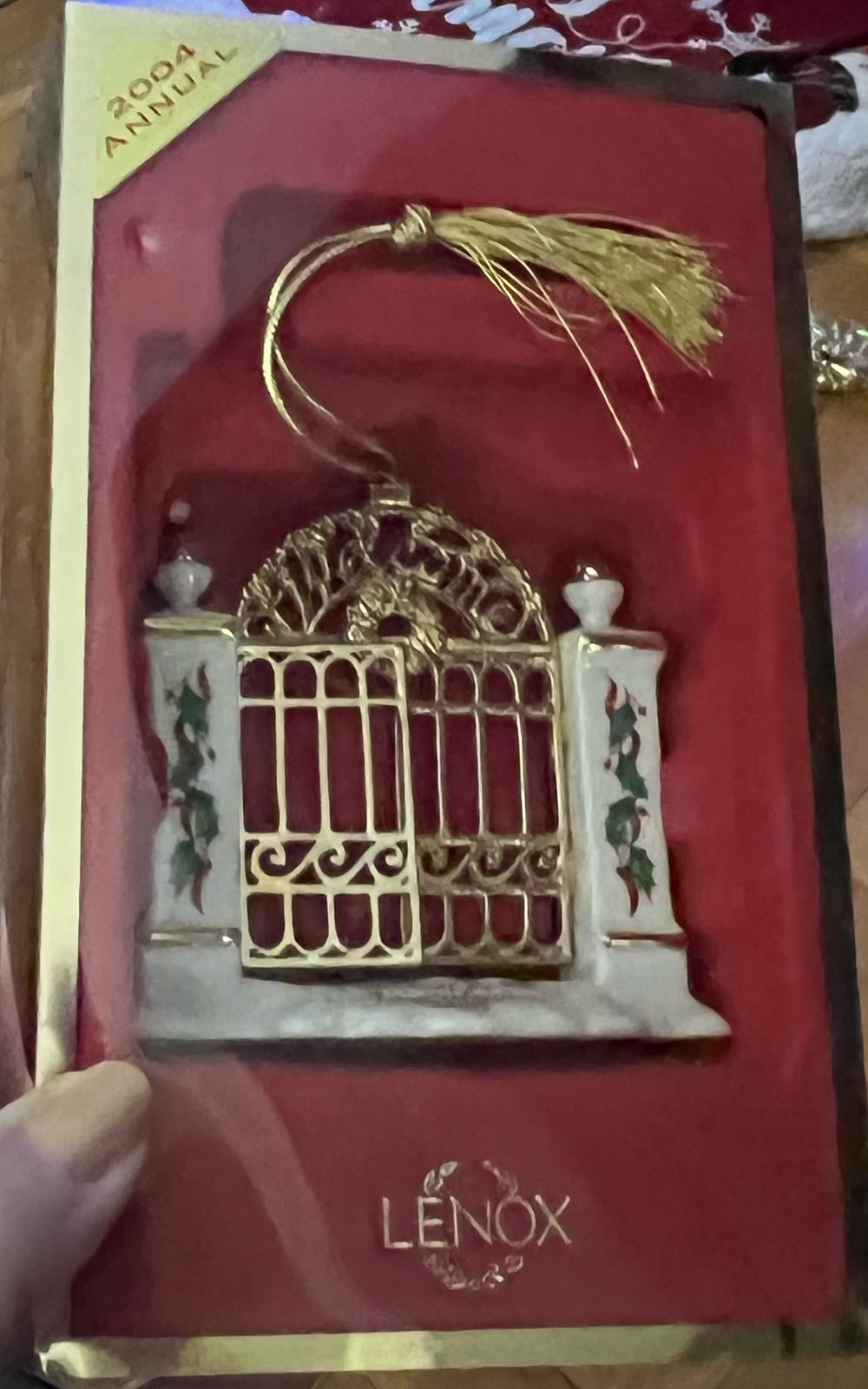 Lenox First Year In The New Home Porcelain Ornament  ornament collectible [Barcode 091709459343] - Main Image 4