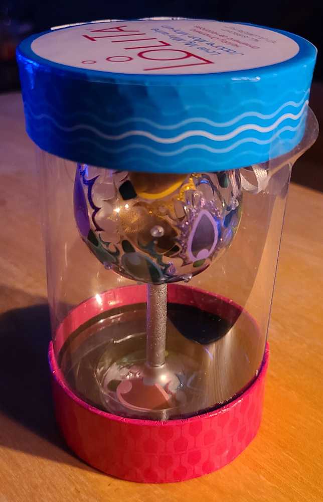 All Is Bright - Lolita Wine Glasses - Lolita Miniature Wine Glass ornament collectible [Barcode 028399275885] - Main Image 2