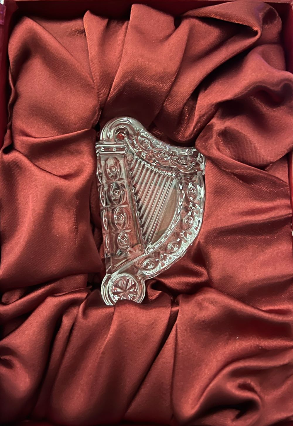 Waterford Crystal Irish Harp Ornament  ornament collectible [Barcode 024258522374] - Main Image 2