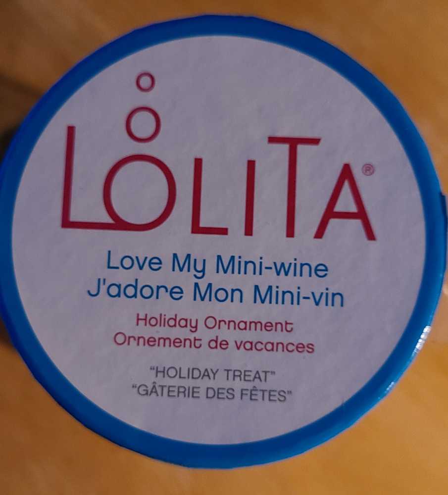 Holiday Treat - Lolita Wine Glasses - Lolita Miniature Wine Glass ornament collectible [Barcode 028399167425] - Main Image 3