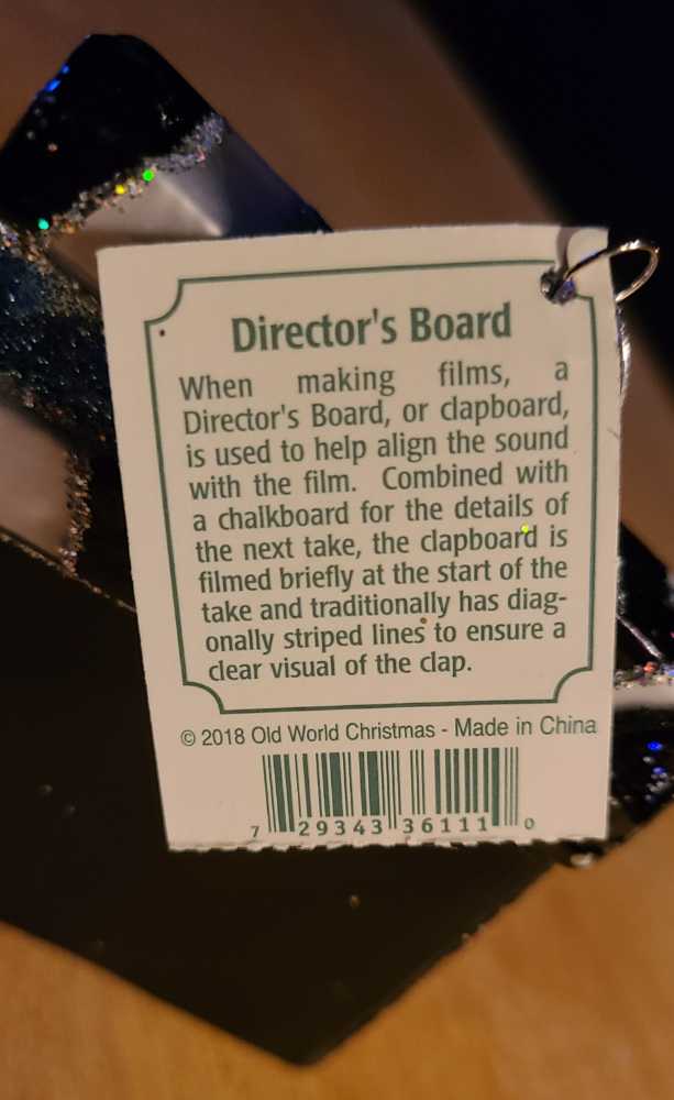 Director’s Board 36111  ornament collectible [Barcode 729343361110] - Main Image 3