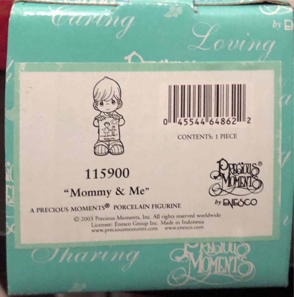 Mommy & Me - Precious Moments (Mom And Son) ornament collectible [Barcode 045544648622] - Main Image 2