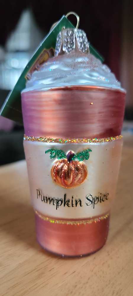 Pumpkin Spice Latte 32478  ornament collectible [Barcode 729343324788] - Main Image 1