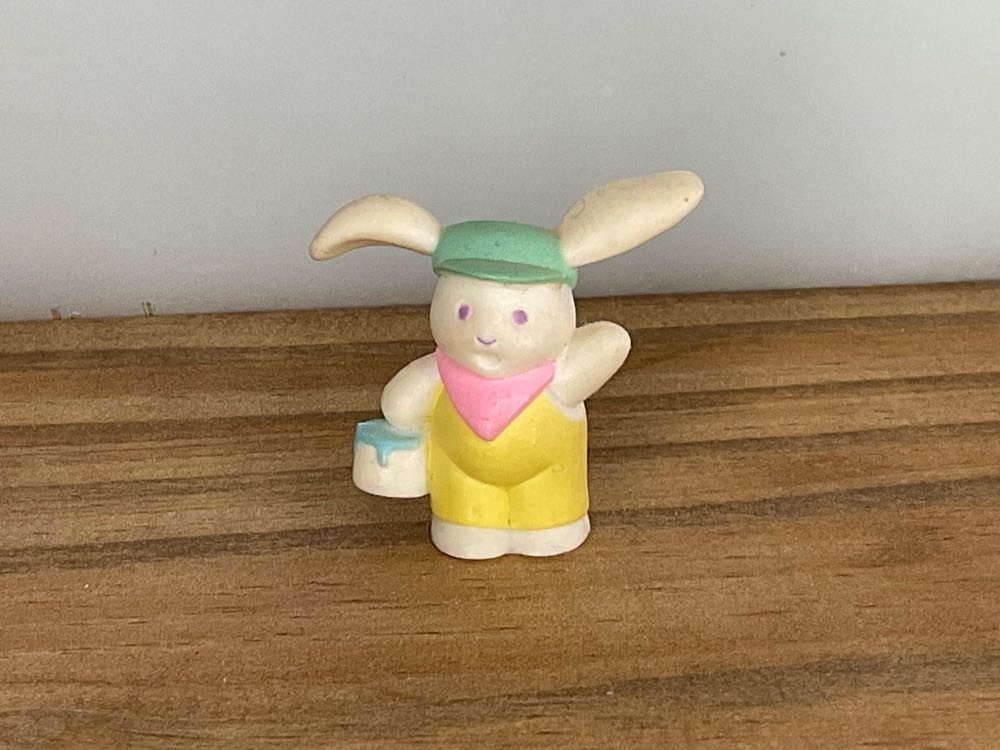 Bunny With Paint Can  (Easter) ornament collectible - Main Image 1