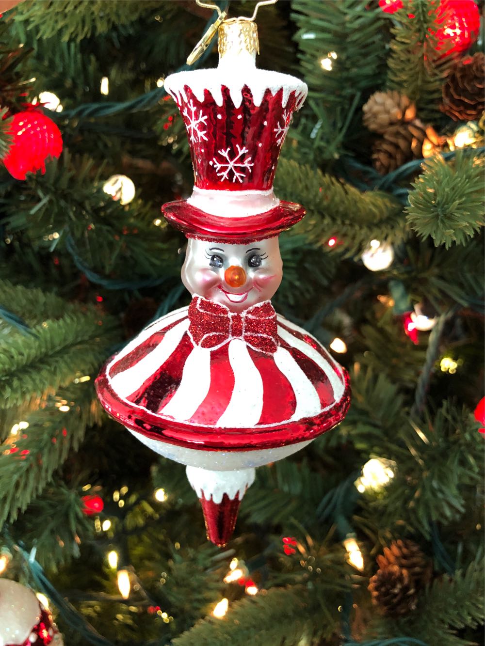 Snowman Spinner - Sweets ornament collectible - Main Image 1