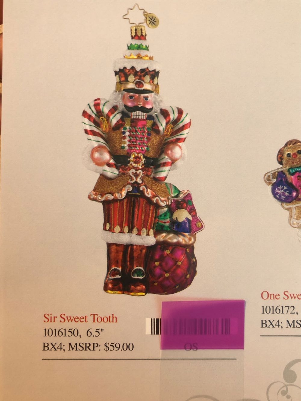 Sir Sweet Tooth - Sweets ornament collectible - Main Image 2