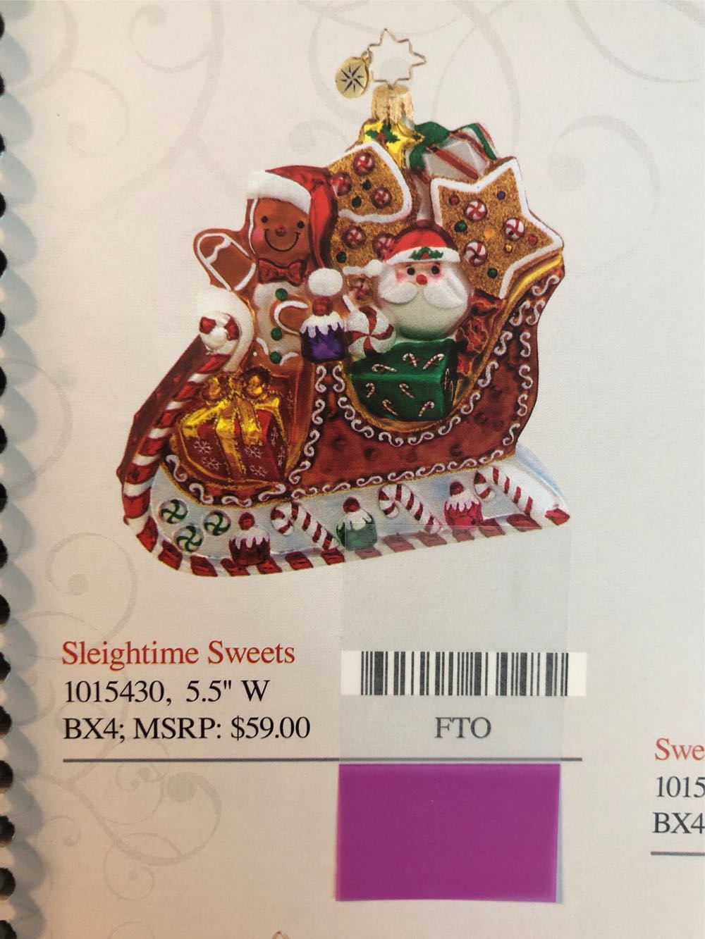 Sleightime Sweets - Sweets ornament collectible - Main Image 2
