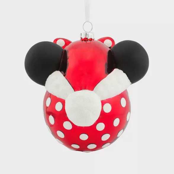Hallmark Minnie Mouse Disney Glass Ball Christmas Tree ... - hallmark red box (Disney - Minnie Mouse) ornament collectible [Barcode 763795736010] - Main Image 2