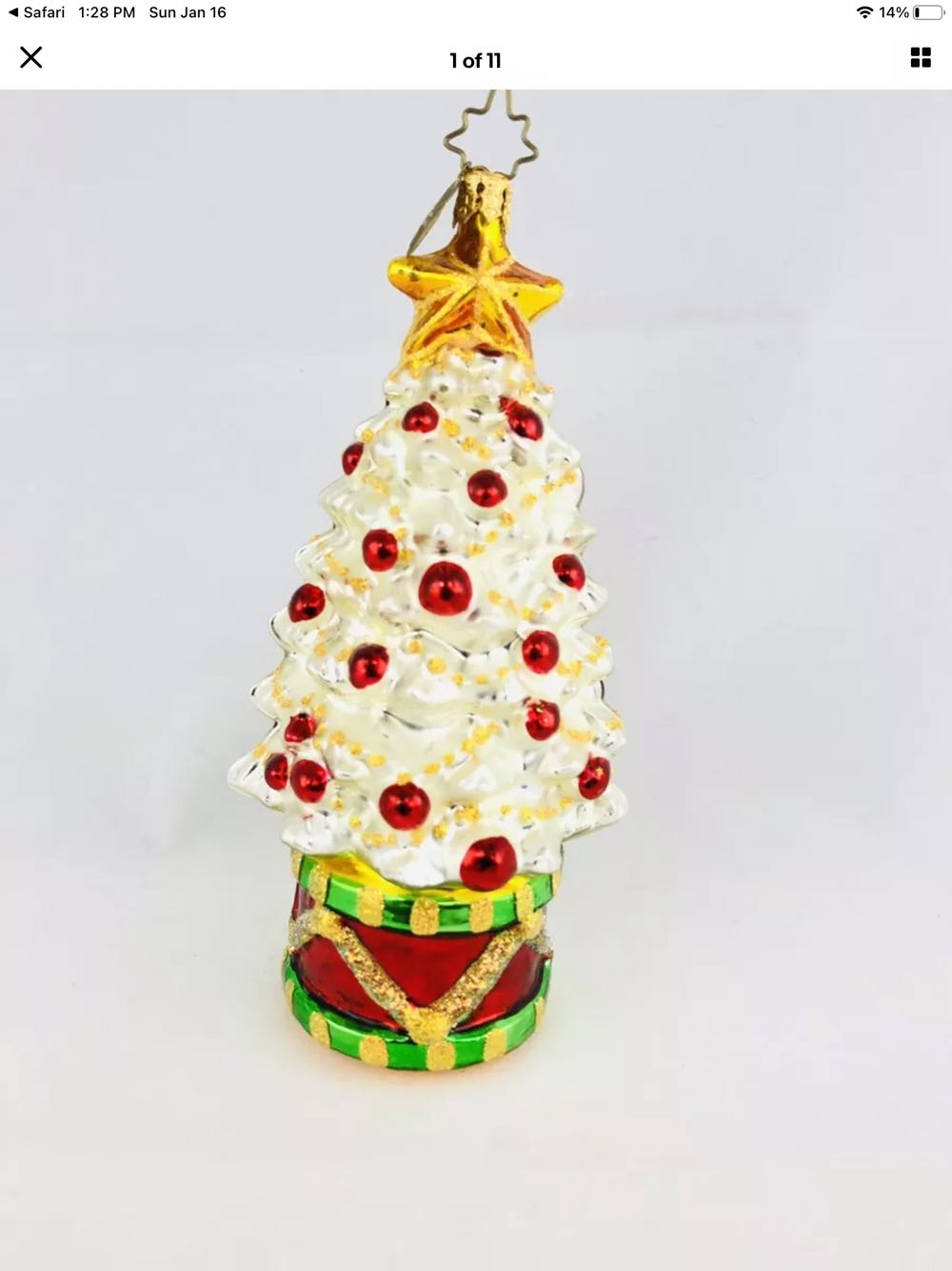 Hallmark Keepsake Christmas Ornament Year Dated Baby Boy’s First Christmas Blue Bear