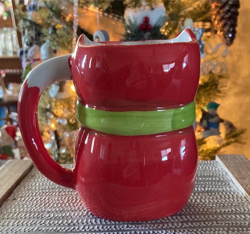 Christmas. Mug. Fox.  ornament collectible - Main Image 2