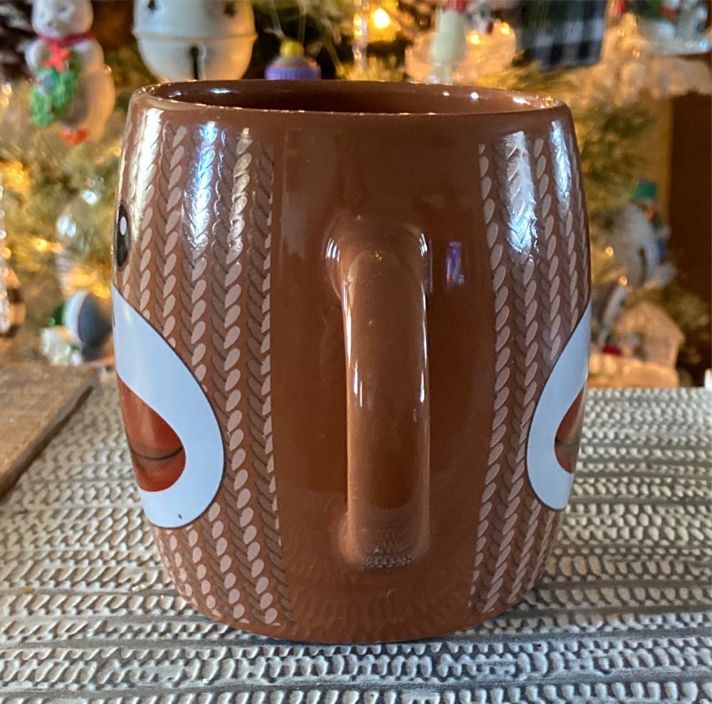 Christmas. Mug. Sock Monkey.  ornament collectible - Main Image 3