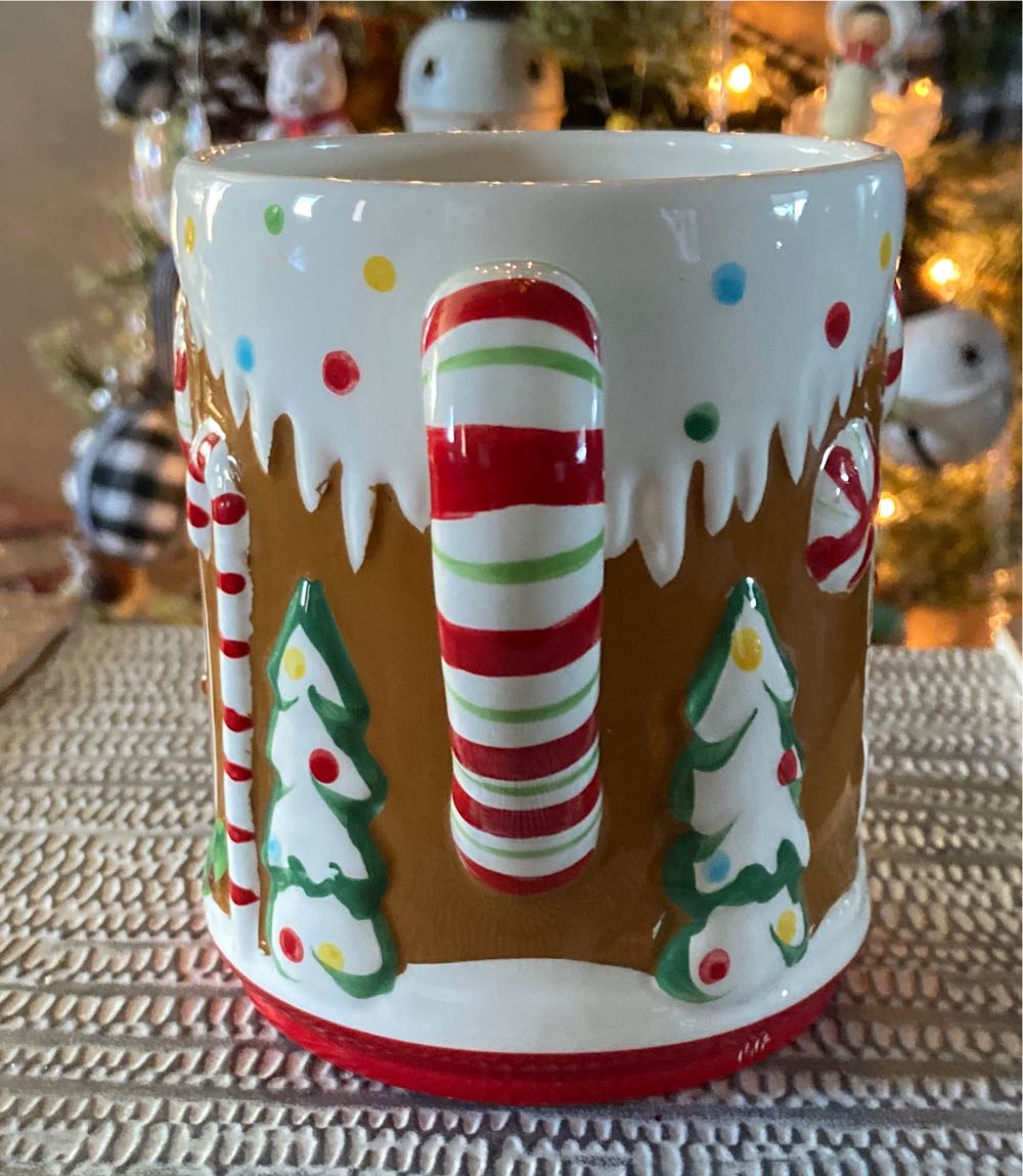Christmas. Mug. Gingerbread House.   ornament collectible - Main Image 3