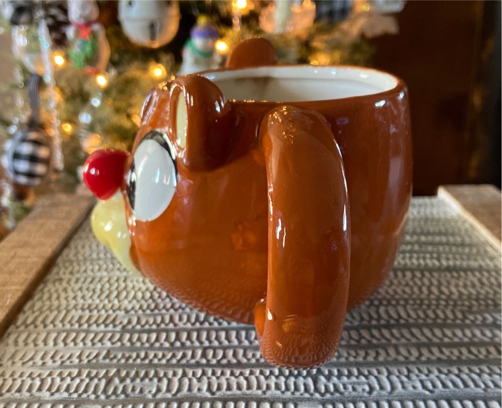 Christmas. Mug. Rudolph.   ornament collectible - Main Image 3
