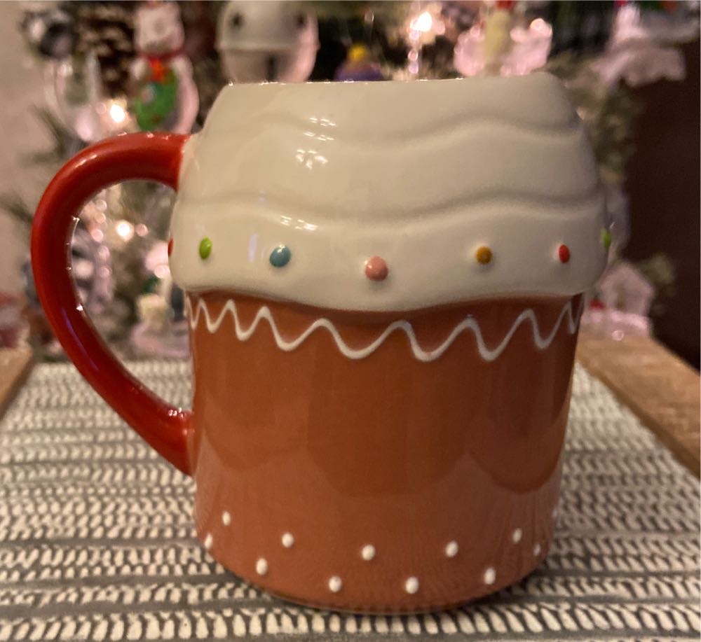 Christmas. Mug. Gingerbread House.  ornament collectible - Main Image 2