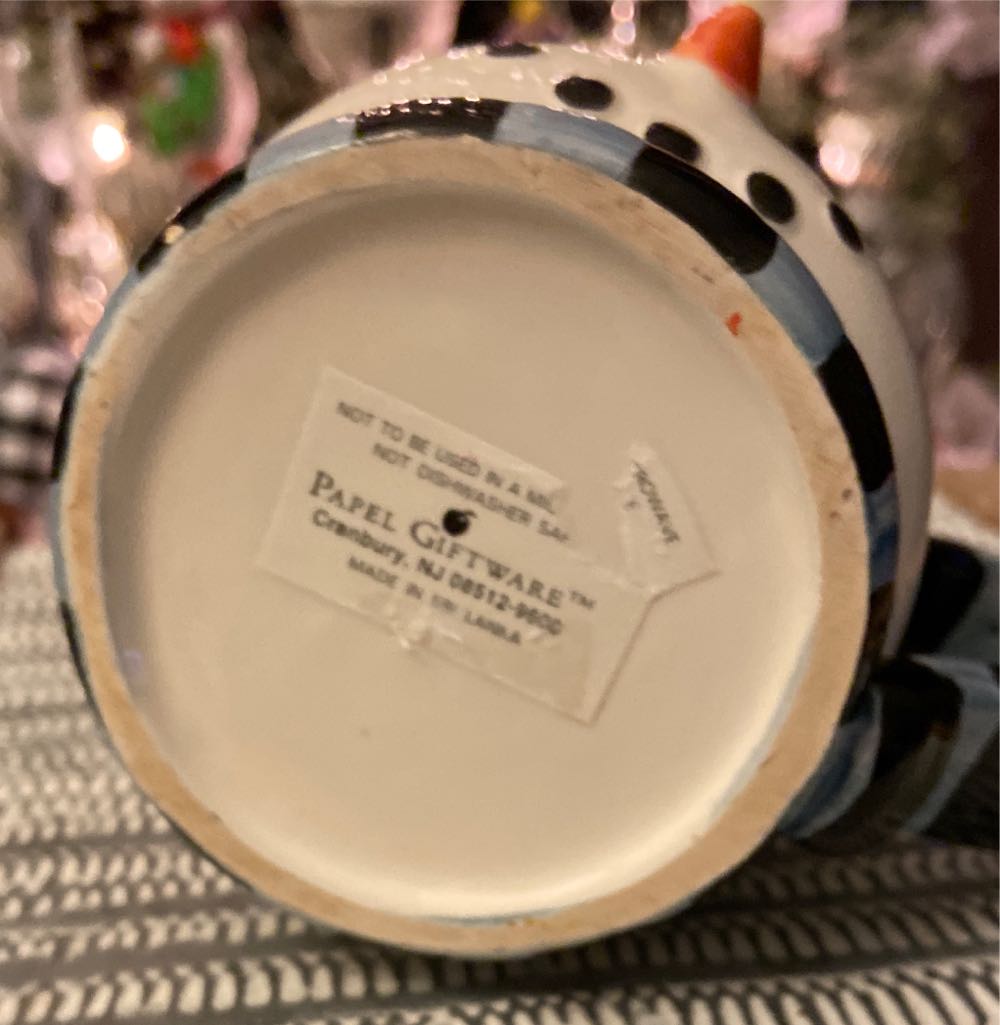 Christmas. Mug. Snowman.   ornament collectible - Main Image 4