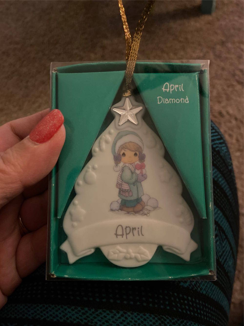 New Nwt Christopher Radko ”our First Christmas ...