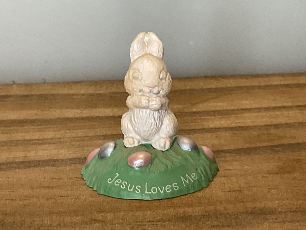 Bunny Praying  (Easter) ornament collectible - Main Image 1