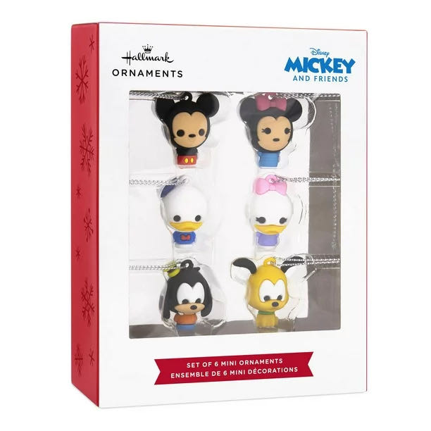Mickey And Friends Miniature Set Of 6 - Disney (Minis) ornament collectible [Barcode 763795713035] - Main Image 3