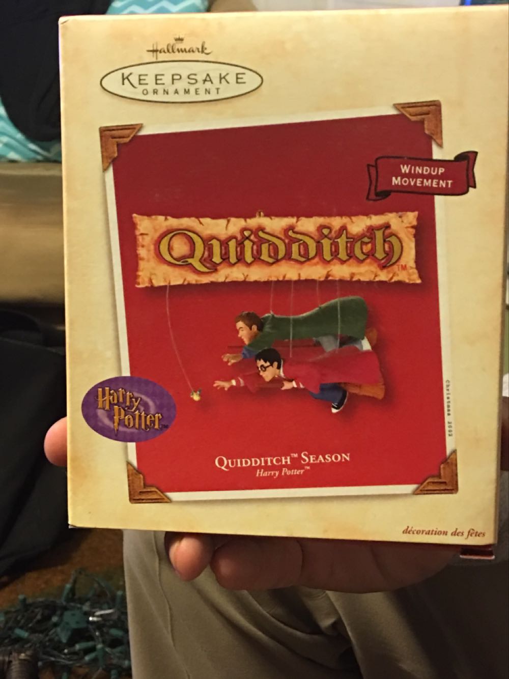Hallmark Harry Potter Quidditch  ornament collectible - Main Image 1