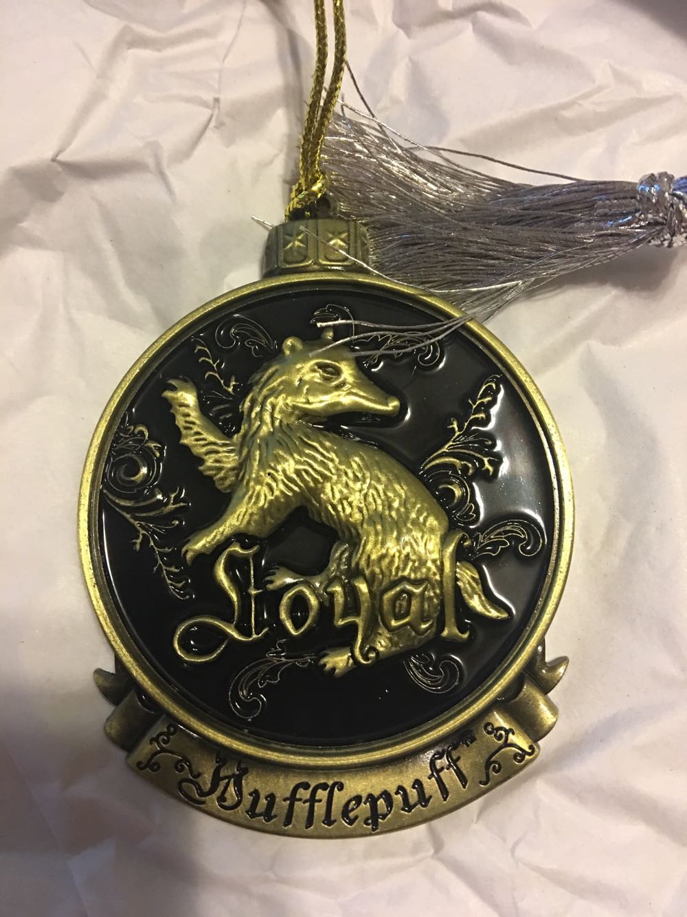 Metal Mascot Hufflepuff  ornament collectible - Main Image 1