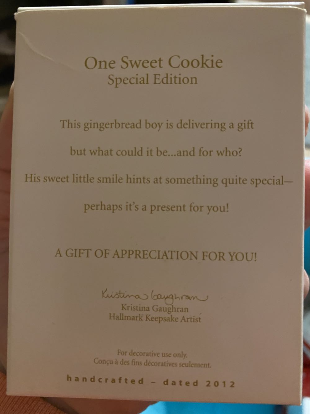 One Smart Cookie  ornament collectible - Main Image 2