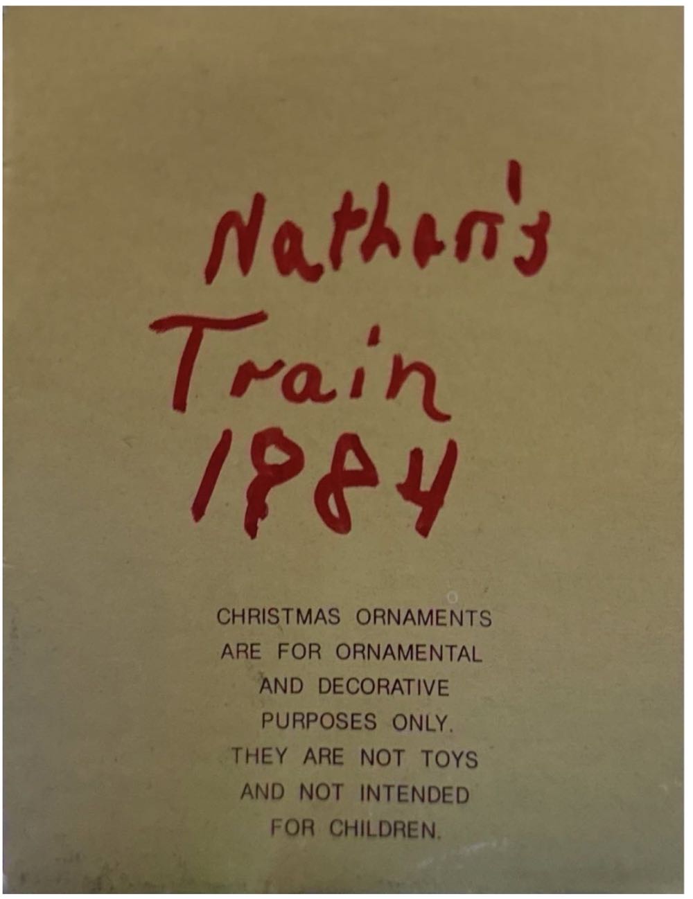 Wooden Train - Trains ornament collectible - Main Image 3