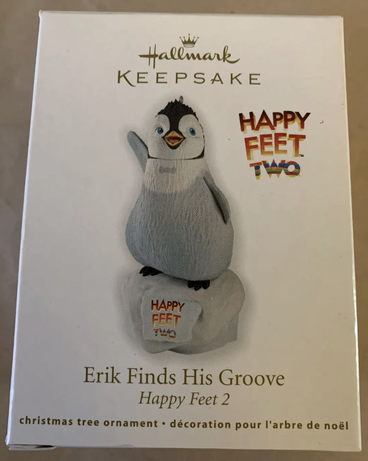 Hallmark Keepsake Ornament Erik Finds His Groove Happy Feet 2  (Happy Feet Two) ornament collectible [Barcode 795902253349] - Main Image 2