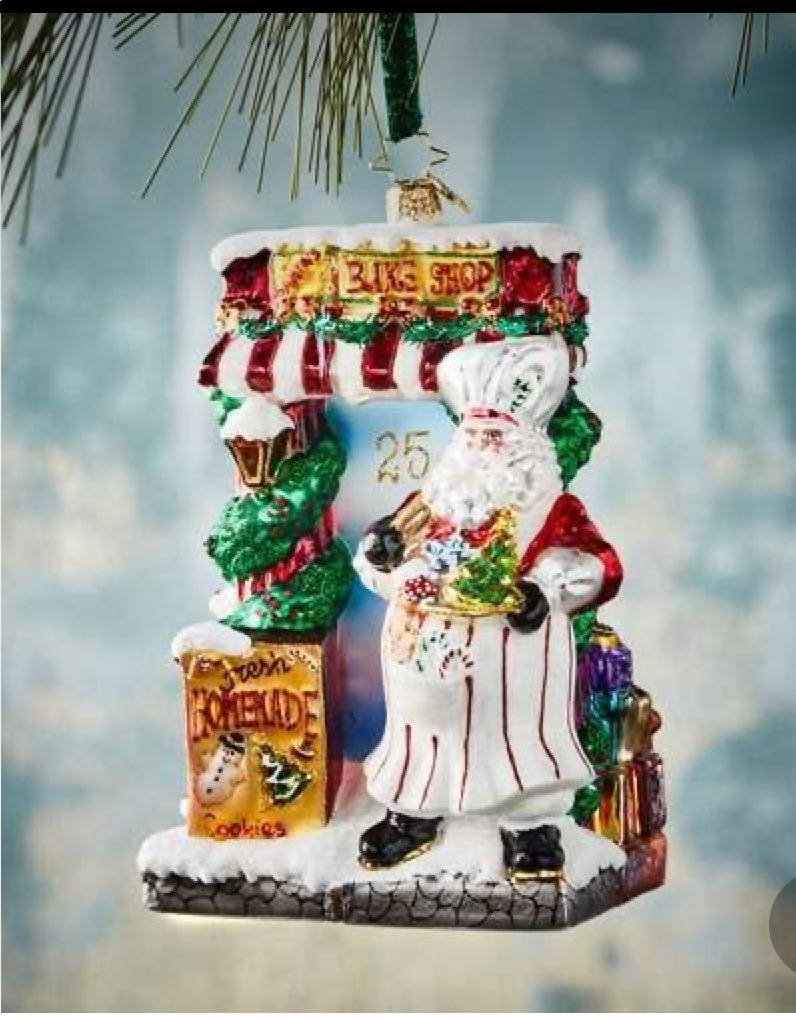 Santa Bakery  ornament collectible - Main Image 1