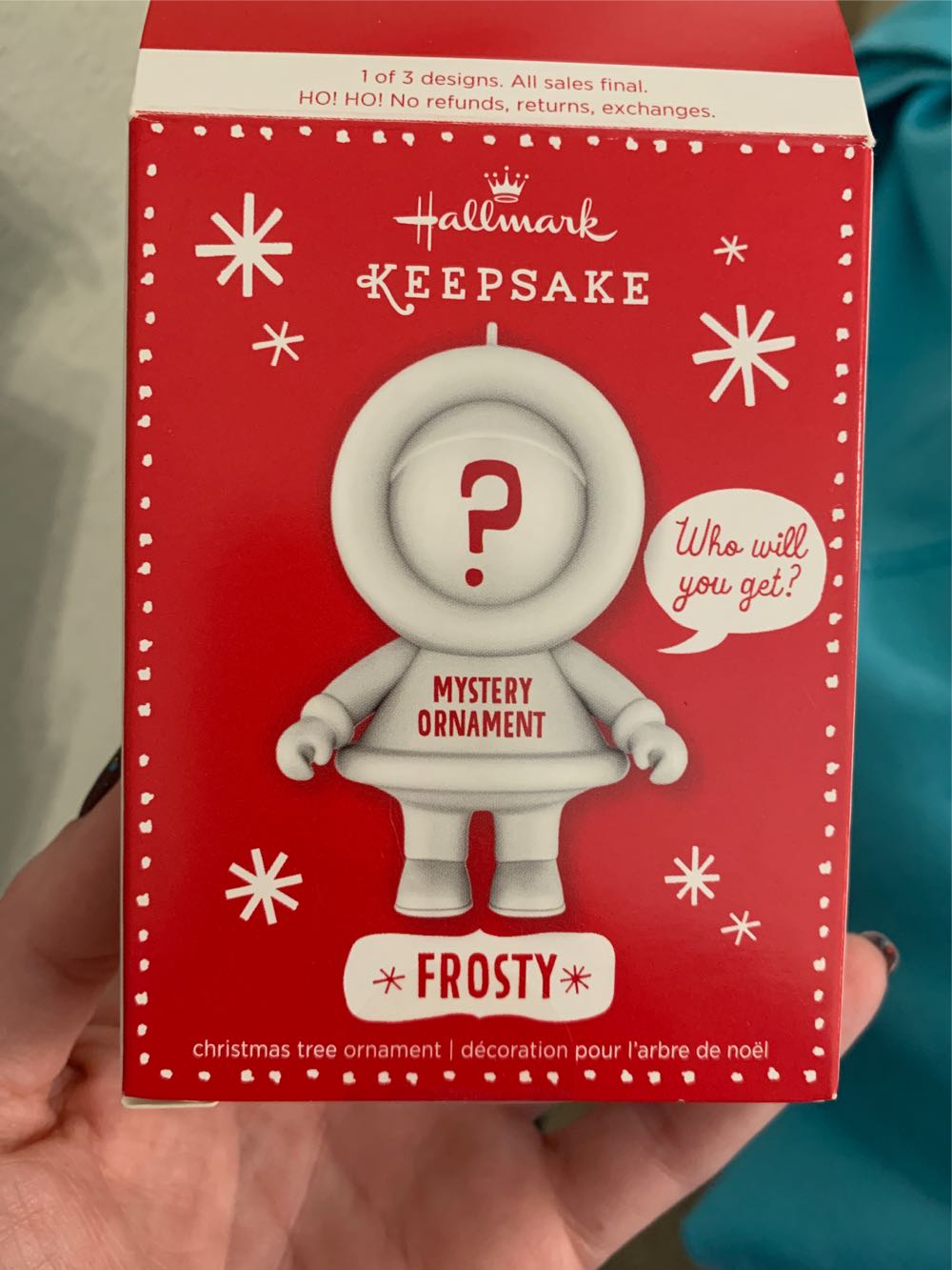 Mystery Frosty Germany  ornament collectible - Main Image 2