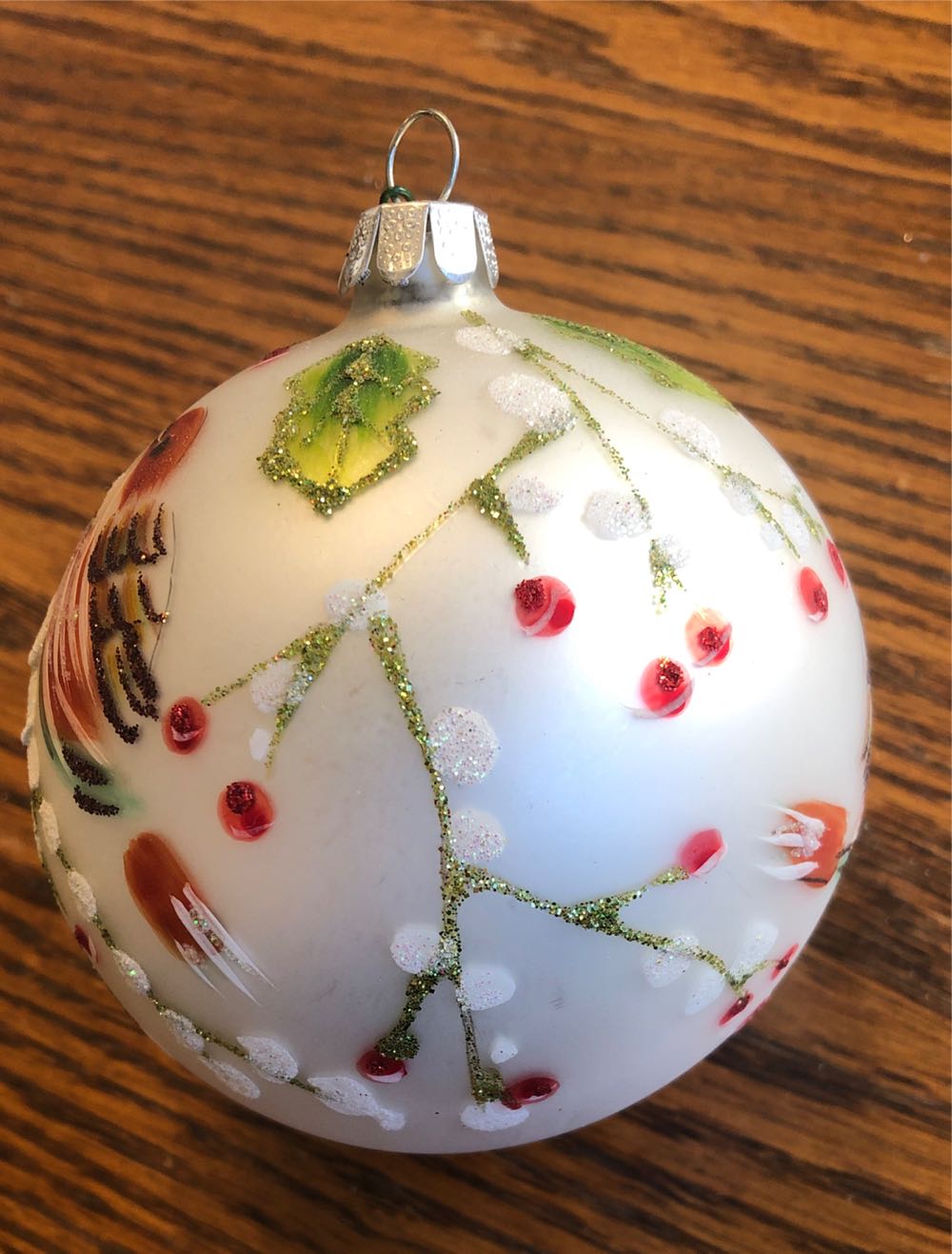 Bird Glass Ball Ornament  (Birds) ornament collectible - Main Image 2