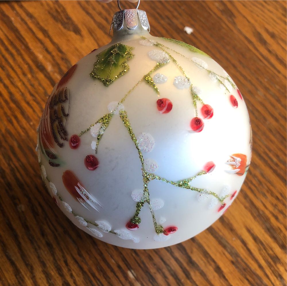 Bird Glass Ball Ornament  (Birds) ornament collectible - Main Image 4