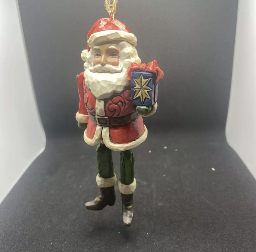 Santa Dangling Arms/Legs Hanging Ornament - Christmas (Dangling Ornament) ornament collectible - Main Image 1