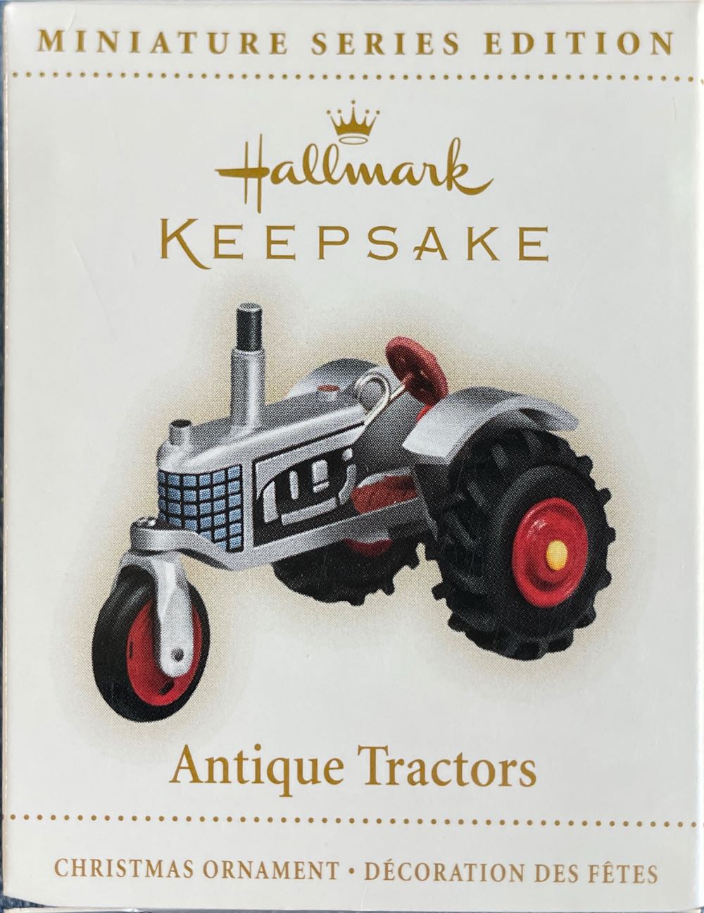 Hallmark Ornament Miniature Antique Tractors # 10 Series - Miniature Antique Tractors Series (Miniature) ornament collectible [Barcode 015012910285] - Main Image 2